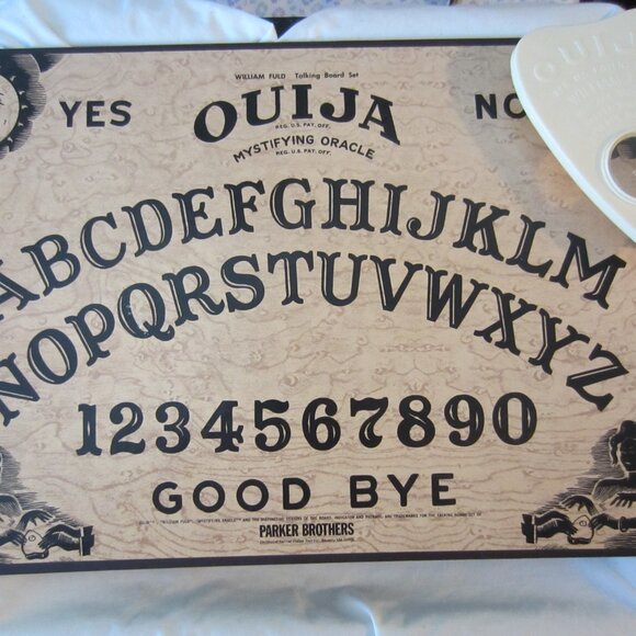 VINTAGE OUIJA BOARD GAME/PARKR BROTHERS/WILLIAM FULD, NO BOX - Picture 5 of 10